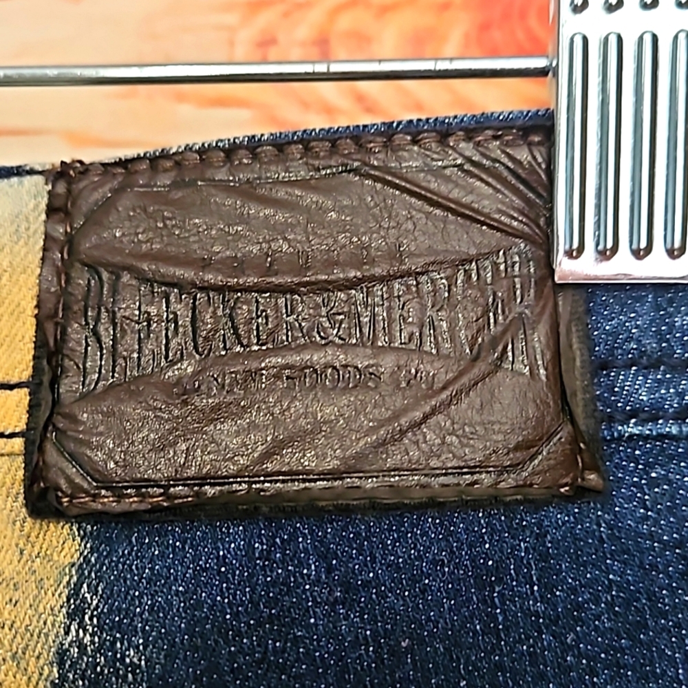HANDMADE~EMBELLISHED "One Kind Denim" Bleached, Patched, Embroidered HIPPIE Jean - Picture 12 of 12